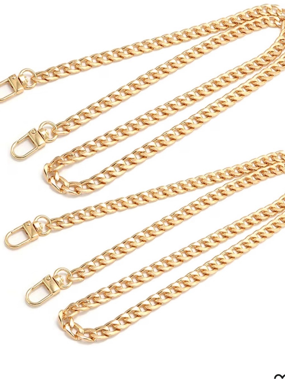 Gold Tone Chain Strap -1 Chain